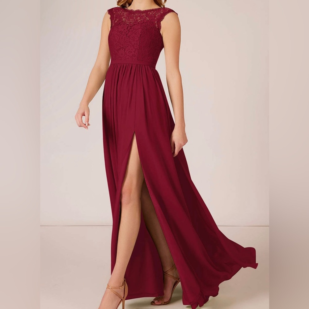 New Azazie Arden Burgundy Bridesmaid/Special Occasion Dress